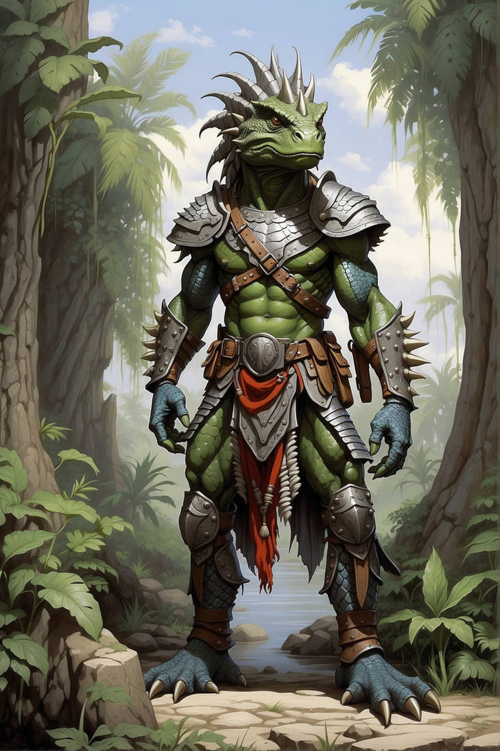 Bionic Lizardfolk Lizardfolk 07 by Wolgaron on DeviantArt