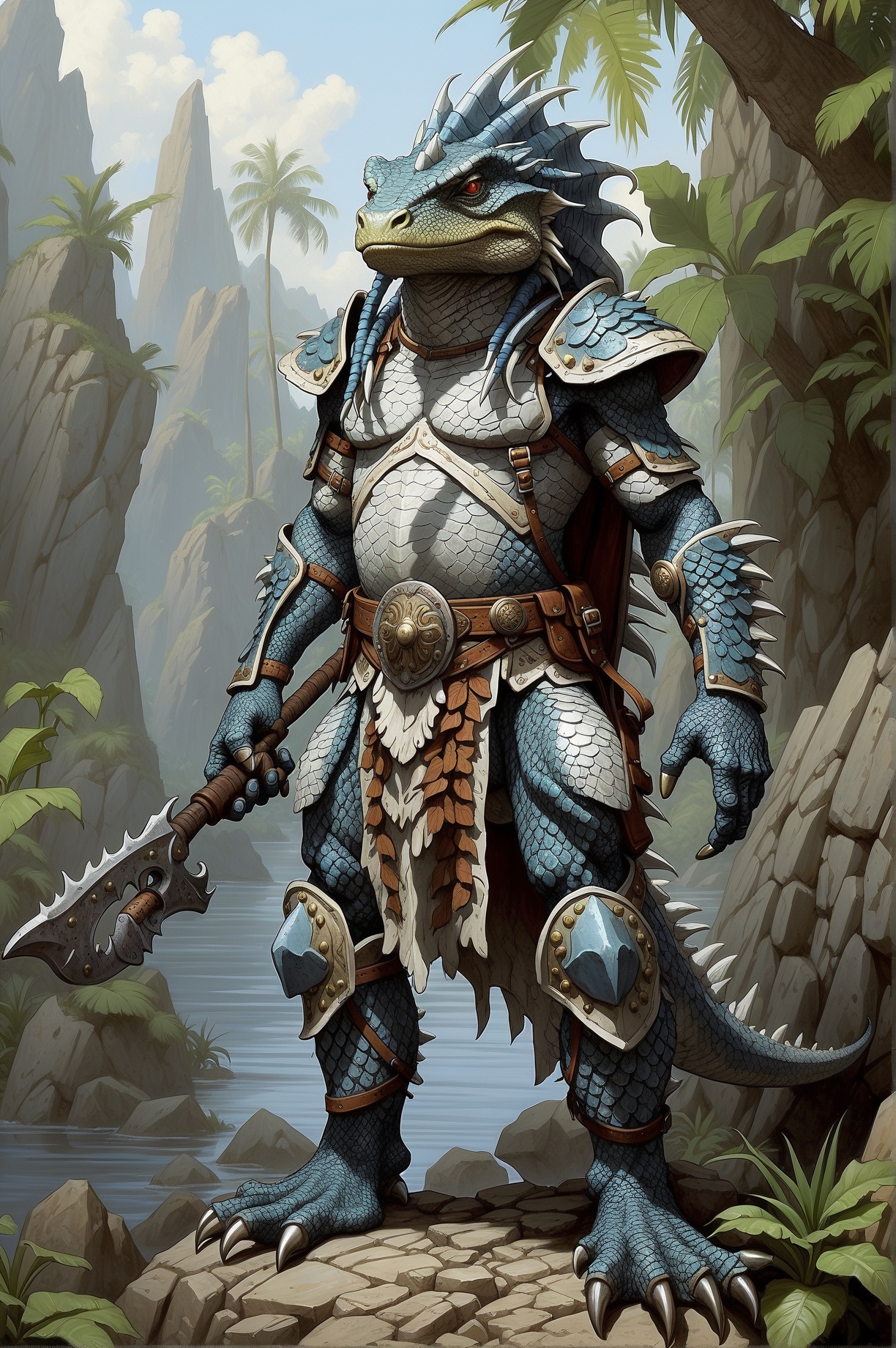 Lizardfolk 09 by Wolgaron on DeviantArt