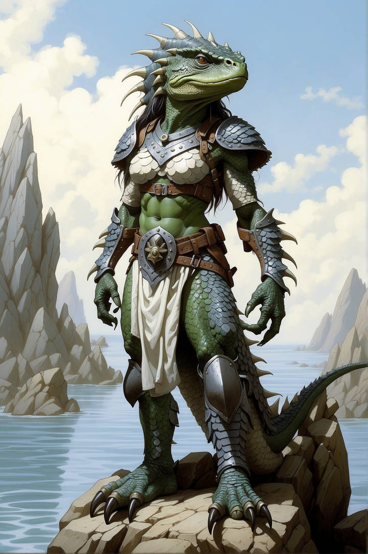 Bionic Lizardfolk Lizardfolk 13 by Wolgaron on DeviantArt