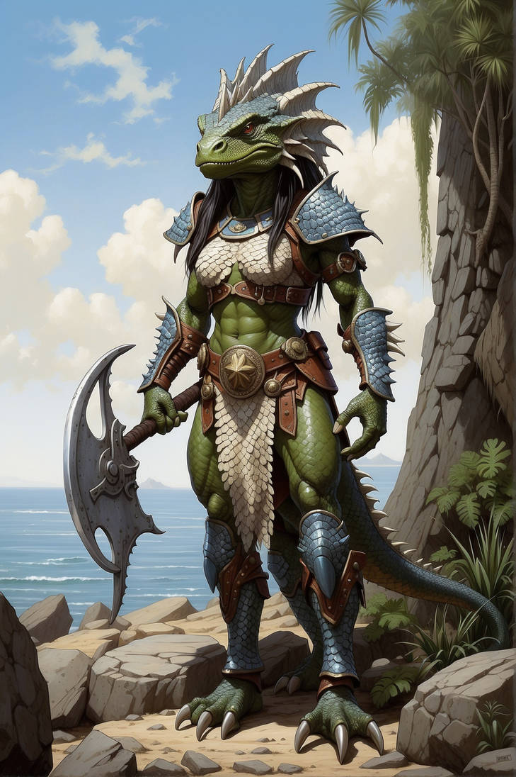 Bionic Lizardfolk Lizardfolk 15 by Wolgaron on DeviantArt