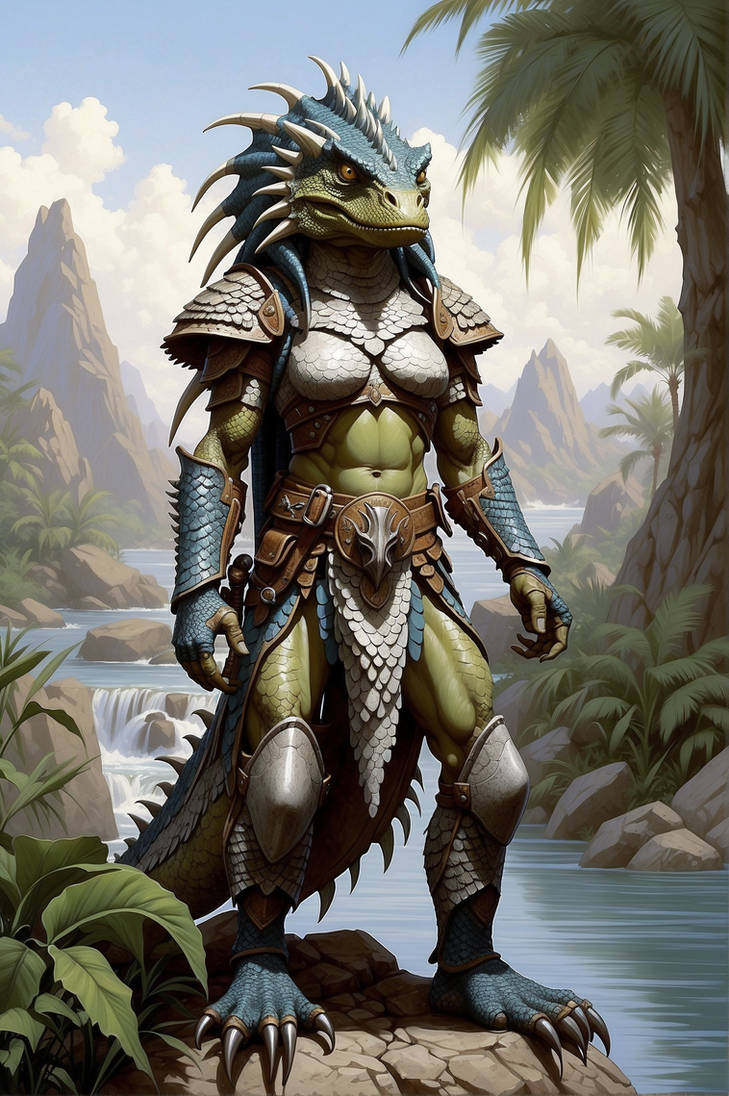 Bionic Lizardfolk Lizardfolk 16 by Wolgaron on DeviantArt