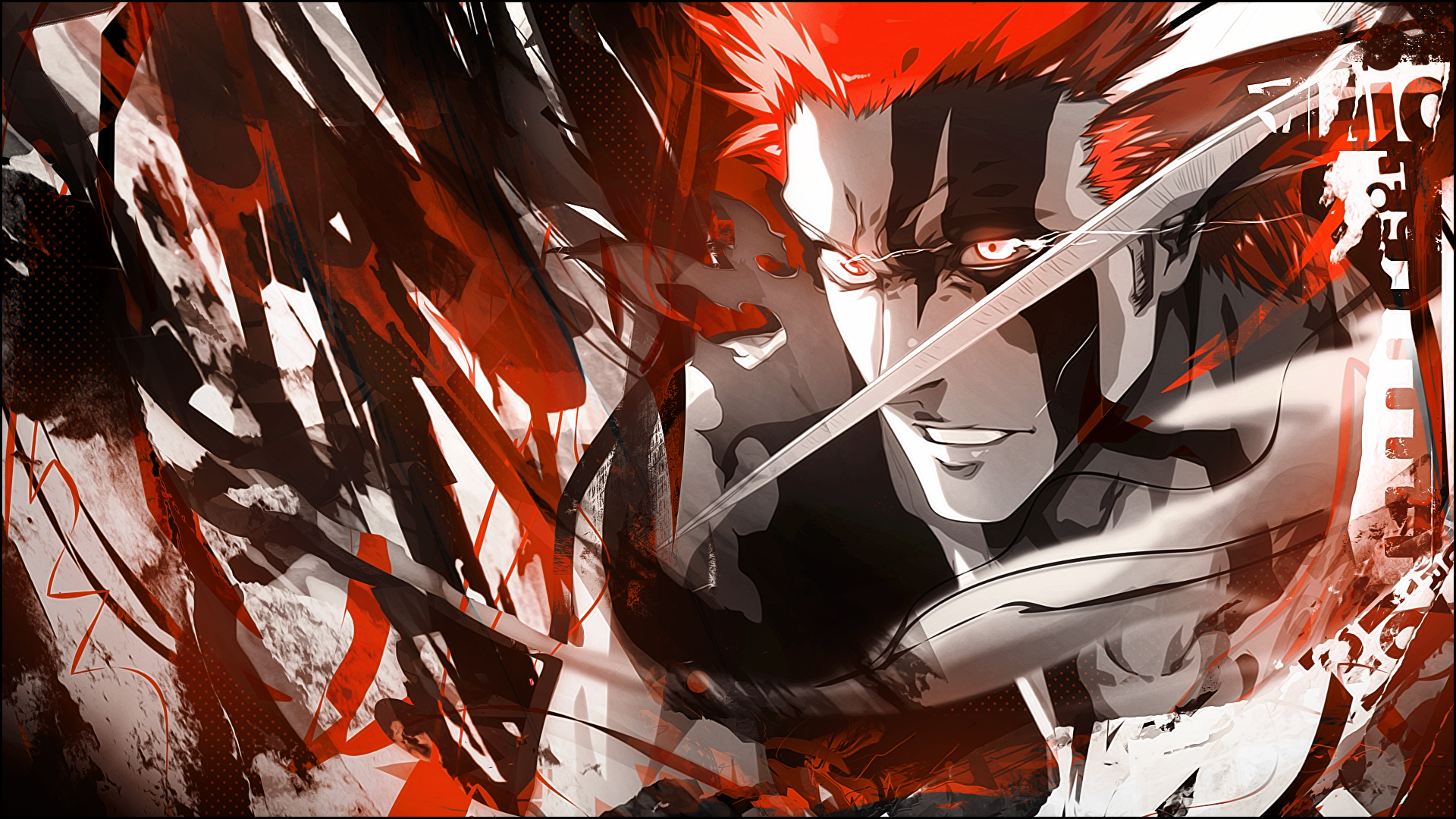 Ichigo Kurosaki Wallpaper 4K, AI art, Bleach