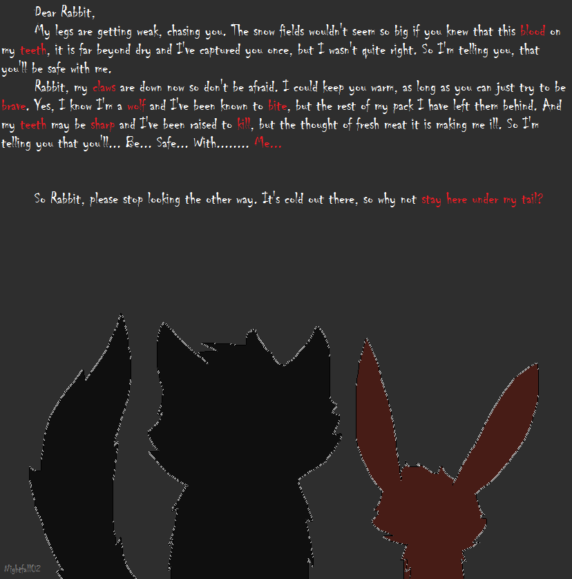 Dear Rabbit Animation Dear Rabbit by Nightfall02 on DeviantArt