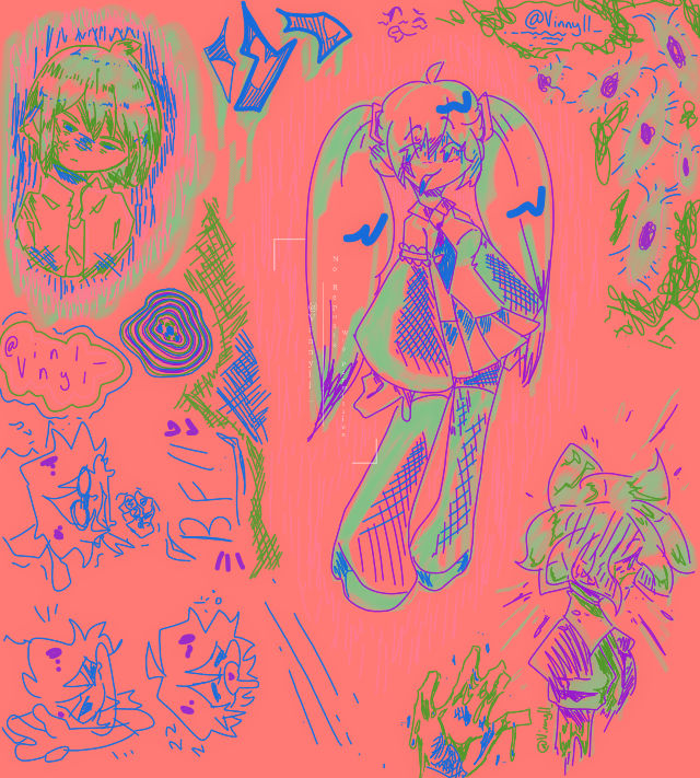 Sticky Note class doodles by VINNYLLL on DeviantArt