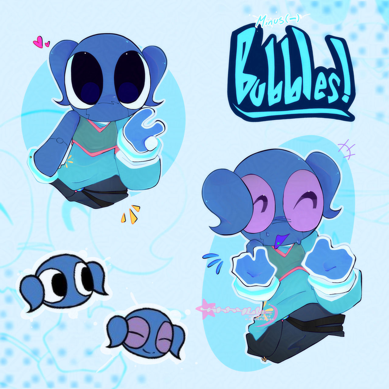 Powerpuff Funkin' Minus - Bubbles by VINNYLLL on DeviantArt