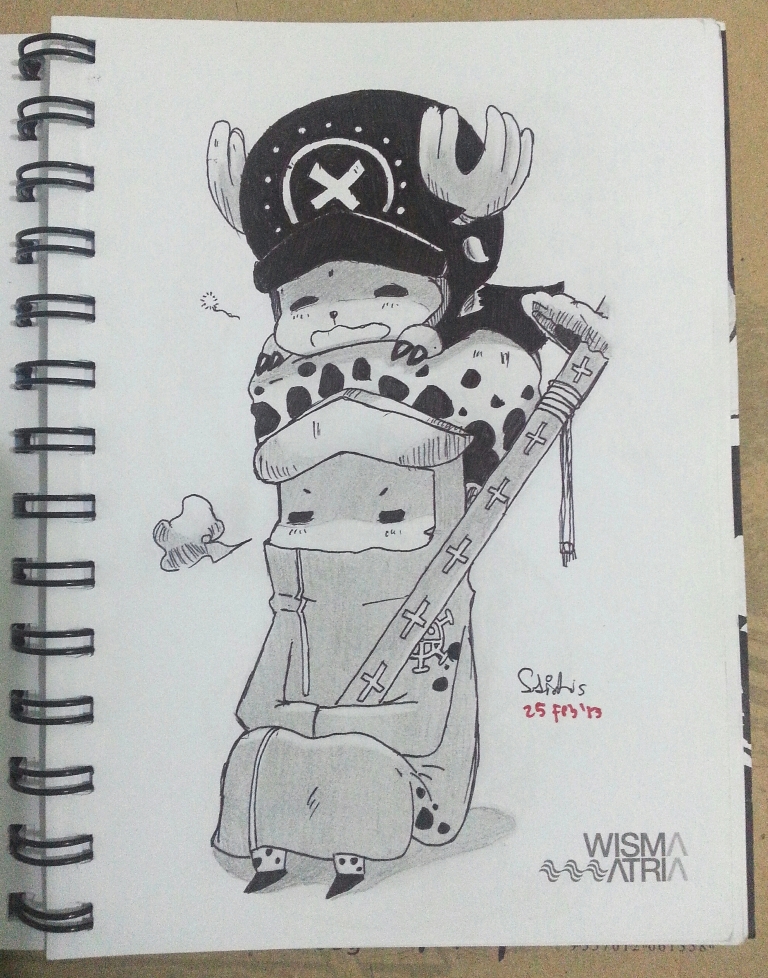 ONE PIECE TRAFALGAR LAW CHOPPER CHIBI