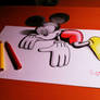 3D Drawing Mickey Mouse