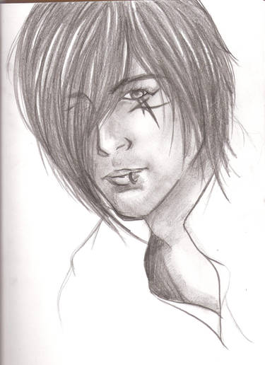 emo boy drawing alone by cinty34 on DeviantArt
