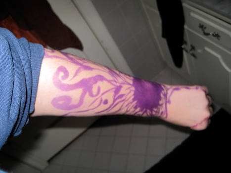 Flower and Swirls Tat 2