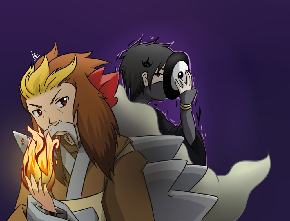 Entei and Unown