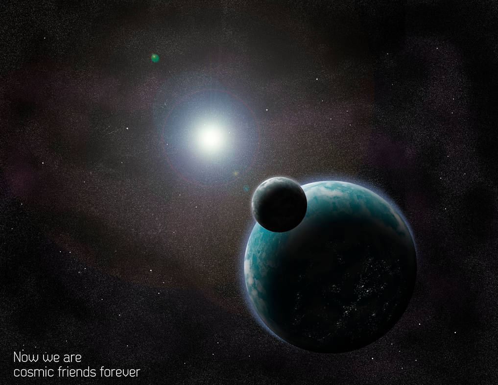 Cosmic Friendship Cosmic friend by JunHyde on DeviantArt