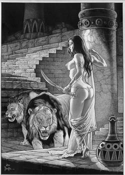 DEJAH THORIS and BANTHS BY JOE PIMENTEL