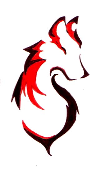 Stylized Kitsune