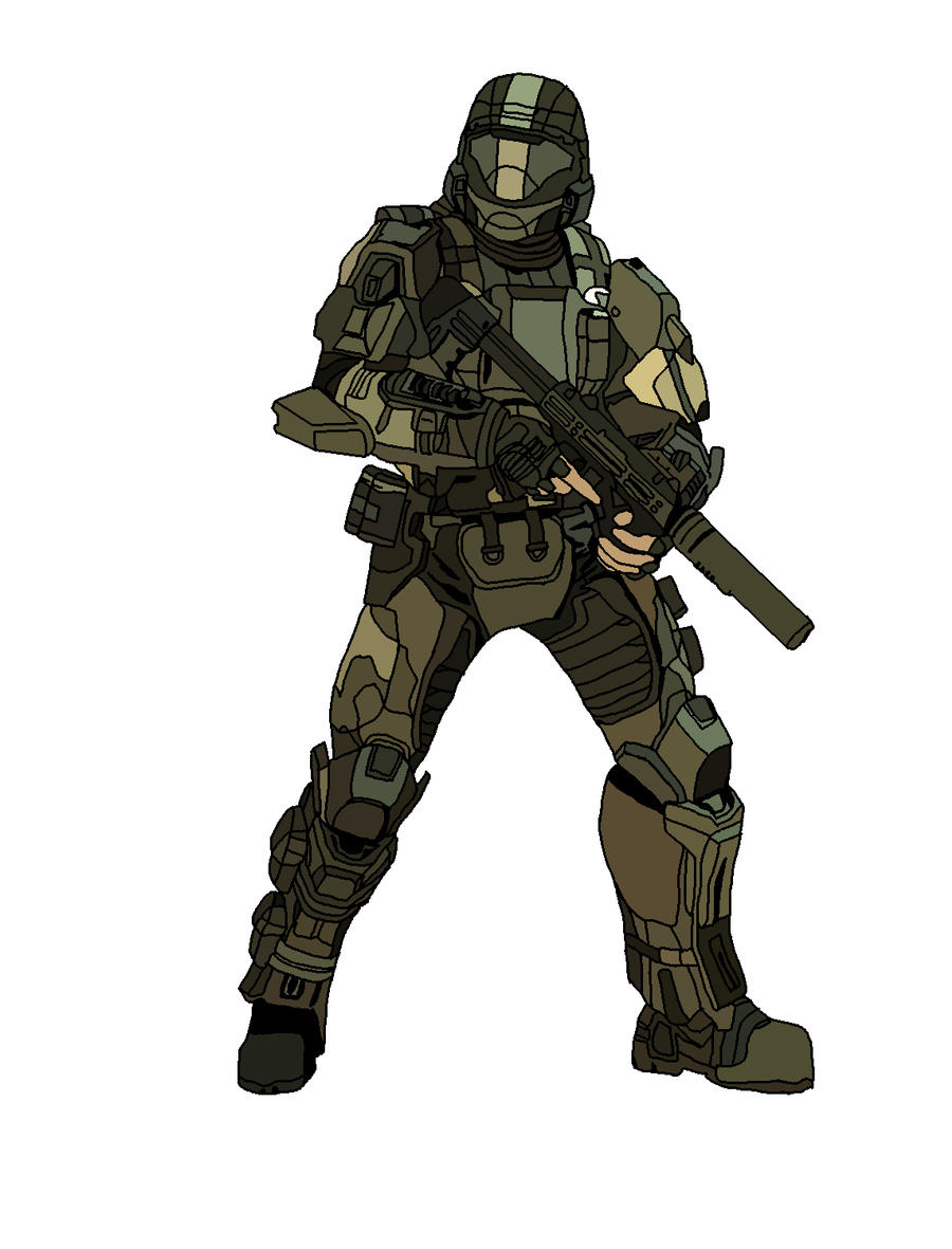 Rookie from Halo 3 ODST by natestarke on DeviantArt