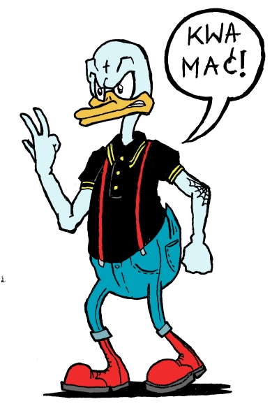 Skinhead Donald Duck