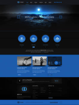 Moon PSD Template