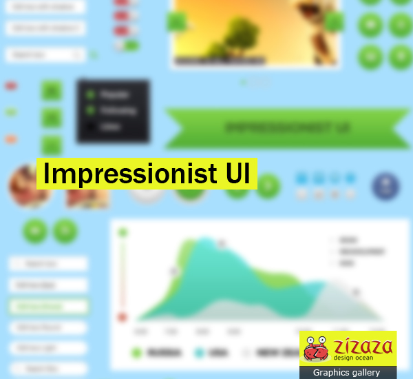 Deviantart Ui Impressionist UI kit by DarkStaLkeRR on DeviantArt