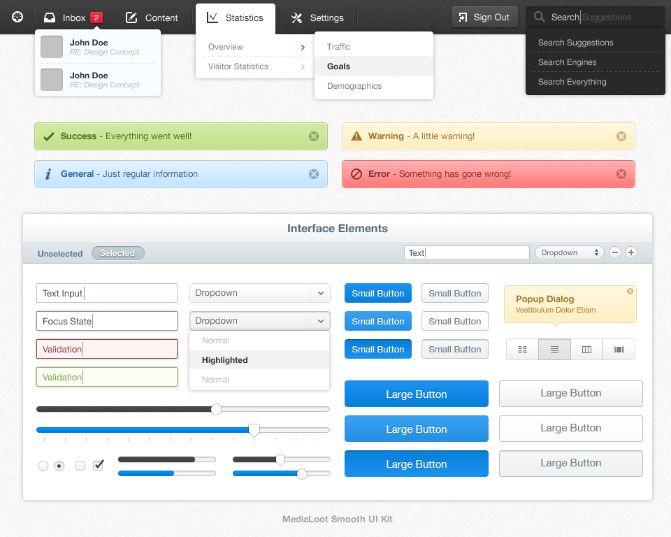 Smooth Web App UI Kit
