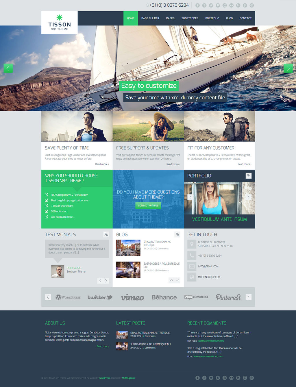 Tisson Premium WordPress Theme