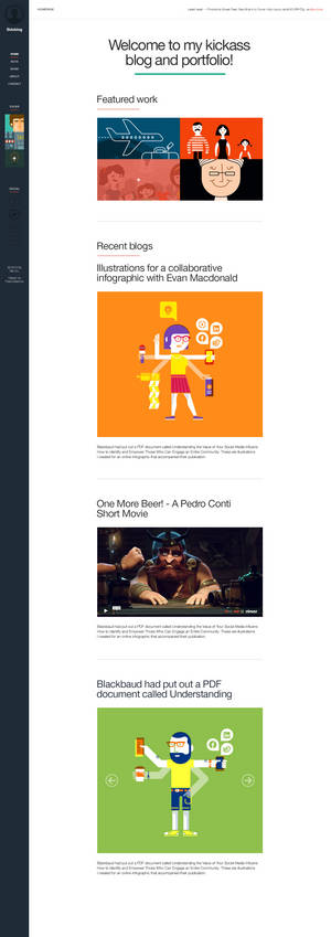 Sideblog - A Modern Responsive Blog and Portfolio