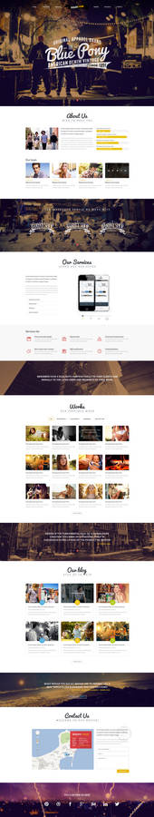 Reborn - Retro PSD Template