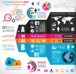 Business infographics elements
