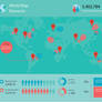 Flat infographic elements