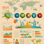 Infographic and diagram design elements vector