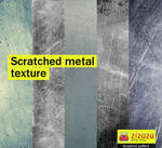 Scratched metal texture