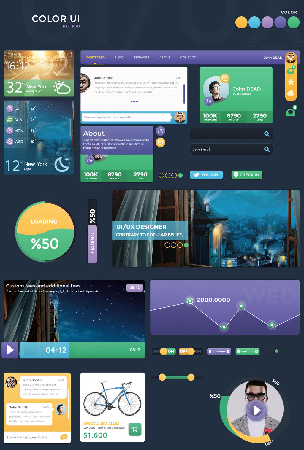 Ui Kit Color Color UI Kit by DarkStaLkeRR on DeviantArt