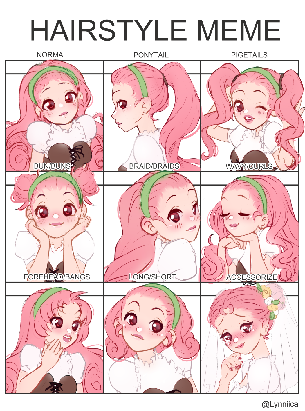 Hairstyle Meme ft Popuri by PinsterWGlasses on DeviantArt