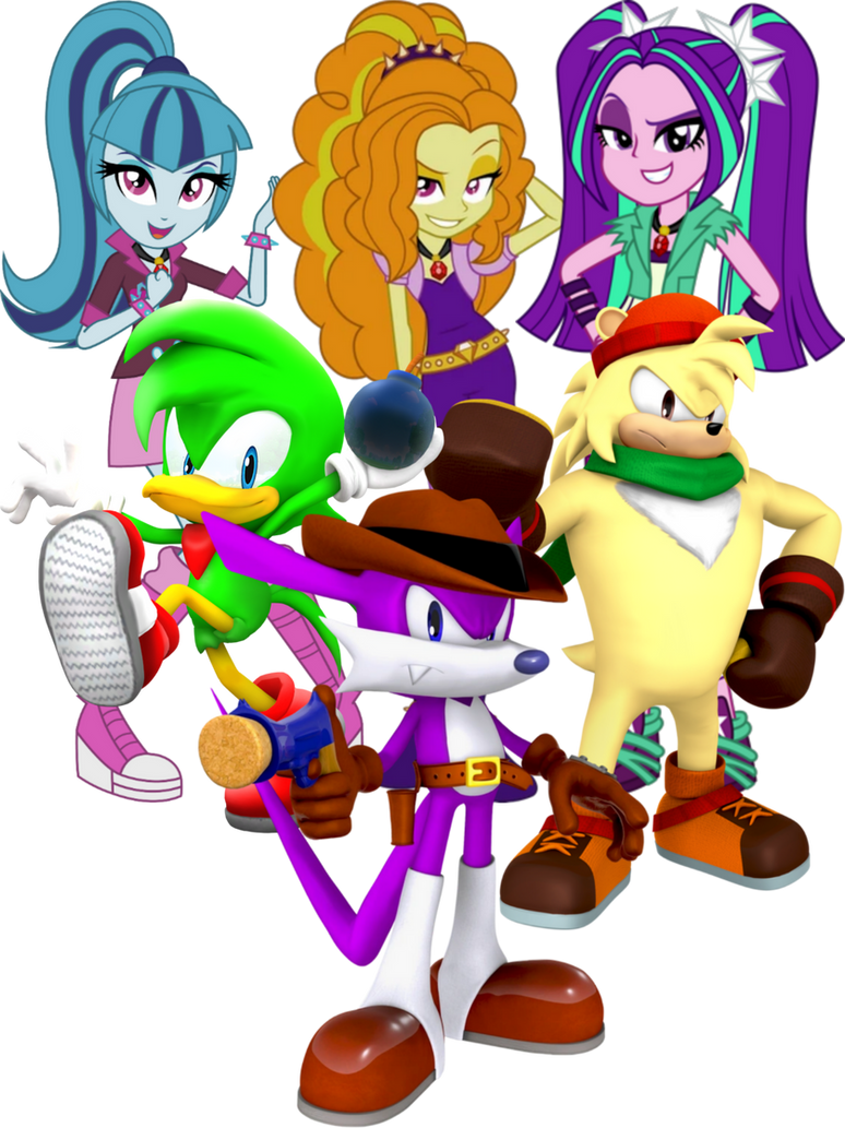 Tangled Hooligans Team Hooligans and The Dazzlings by RushManiaX on DeviantArt