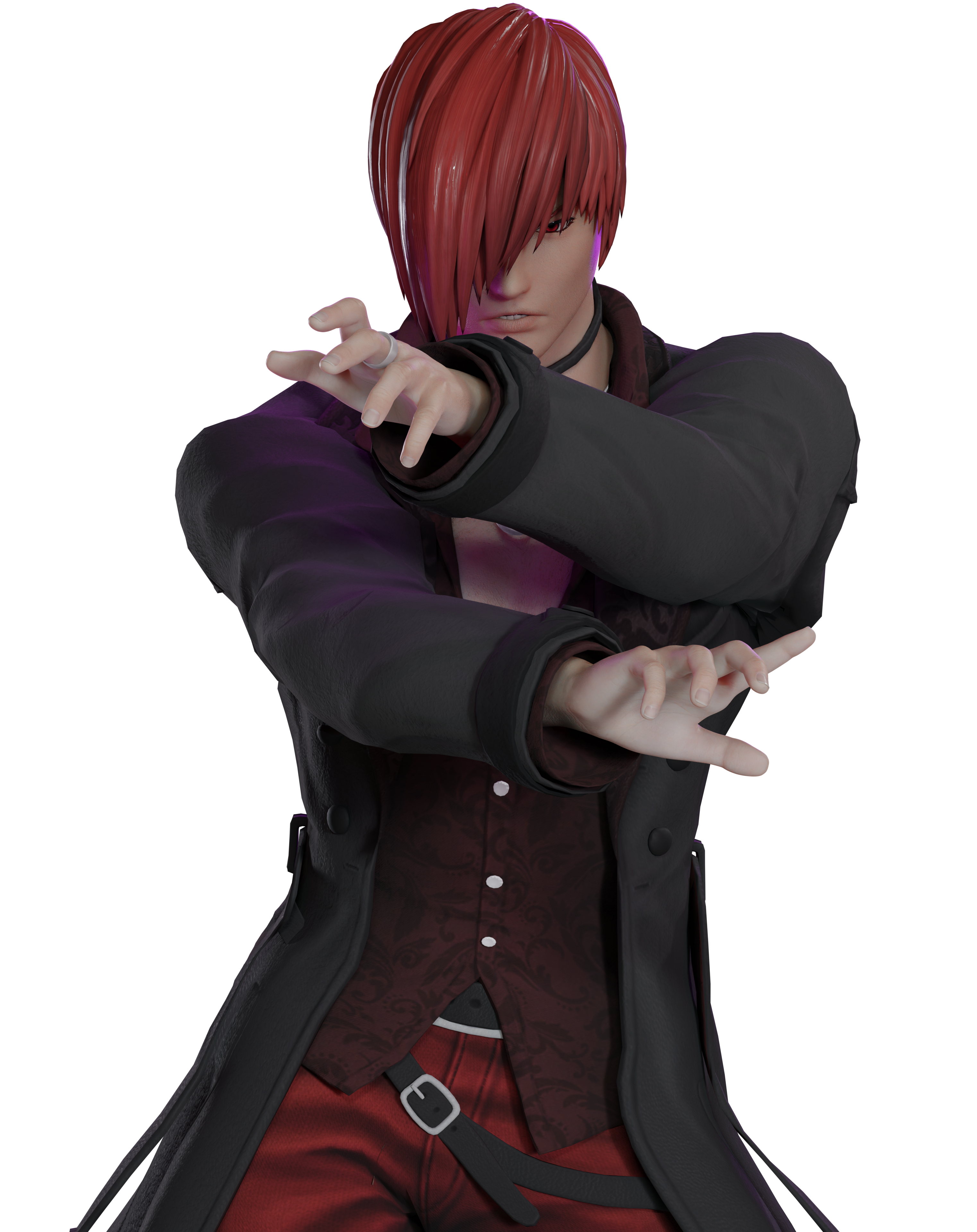 Iori Yagami (KOF XV) Render by DENDEROTTO on DeviantArt