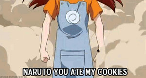 ate my cookies naruto and kushina