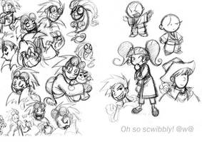 Xiaolin Showdown Scribbles