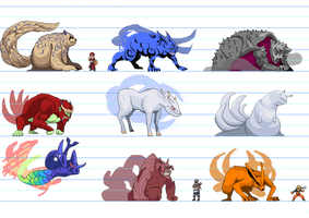 NZC Tailed Beasts Sprites (Updated)