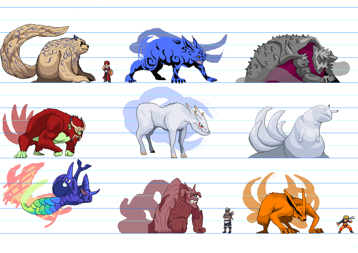 Nzc Tailed Beasts Sprites Updated By Blowupelisha On.