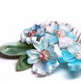 A Promise in Blue. kanzashi