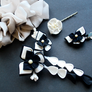 Black And Ivory Butterfly Wedding