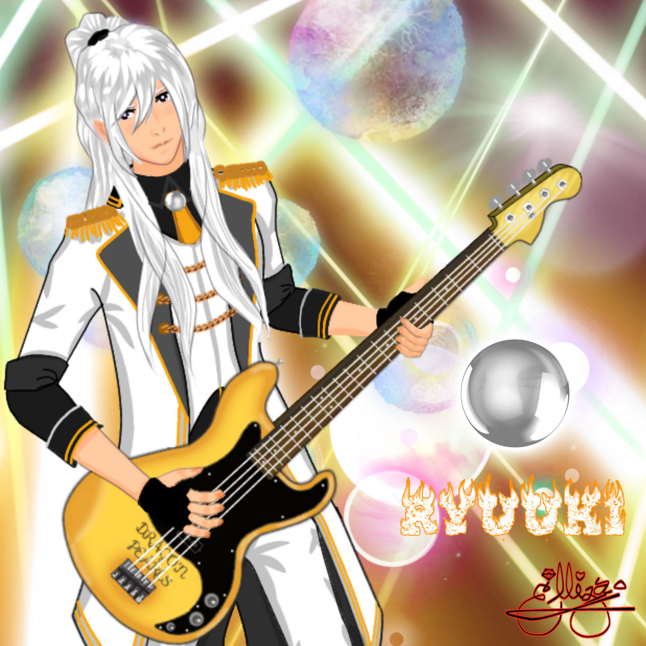 Basic Ryuuki Bass Guitarist - OC Ryuuki by ShngmiHollowZnpkt90 on DeviantArt