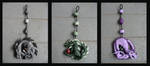 3 Dragon ornaments by dragonlover8560