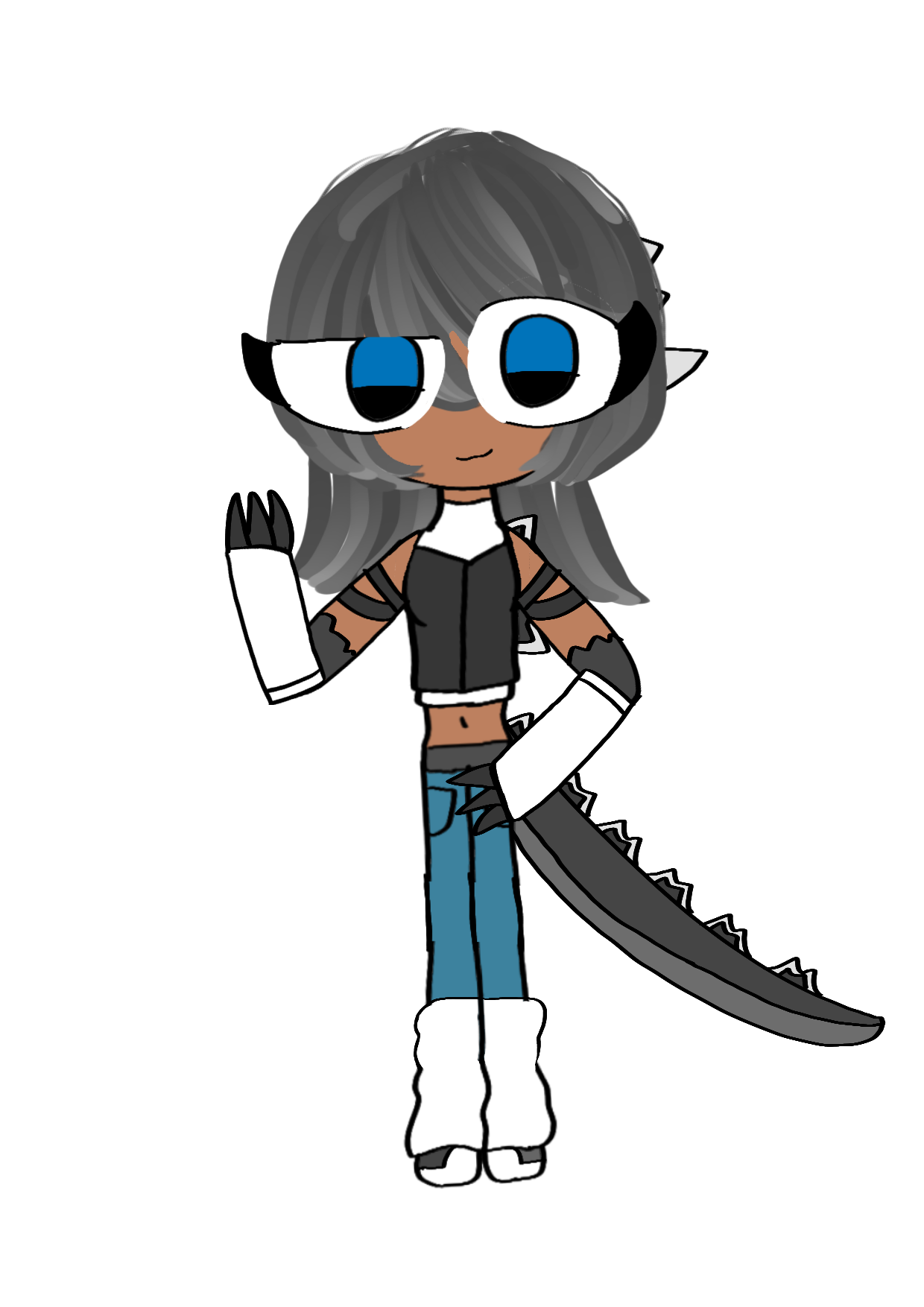 Humanized Godzilla godzilla female humanized version by TheFansRGuy on DeviantArt