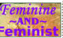 Stamp: Feminine AND Feminist