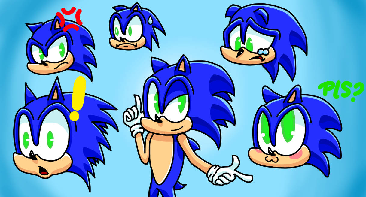 Sonic emotions by DevianLuigi on DeviantArt