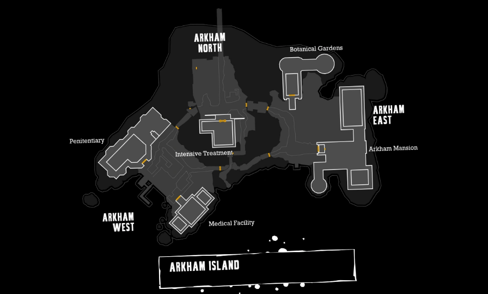 Arkham Island Map by Minsc93 on DeviantArt