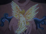 water n fire paining detail by Sockface