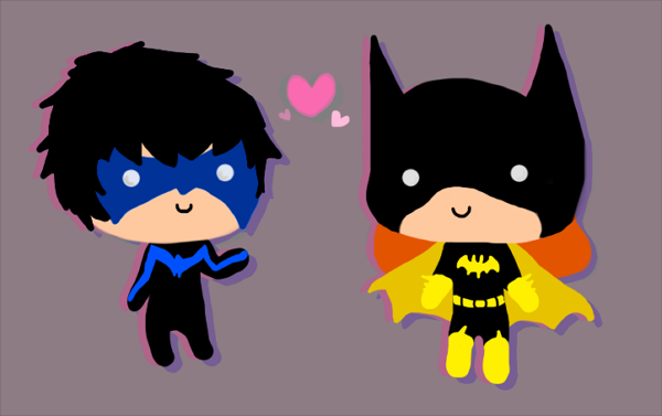 Nightwing + Batgirl