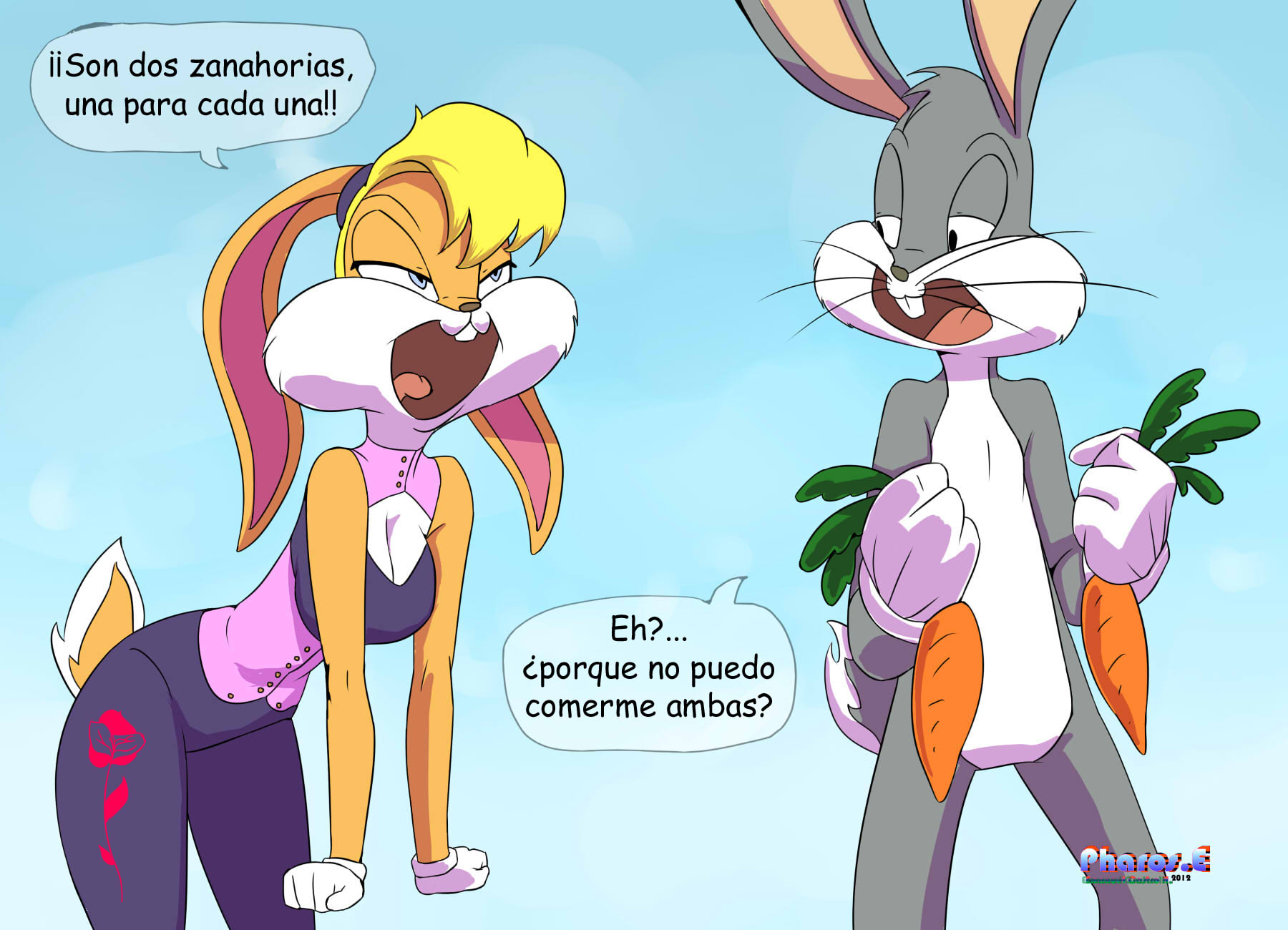 Bugs and lola Bunny