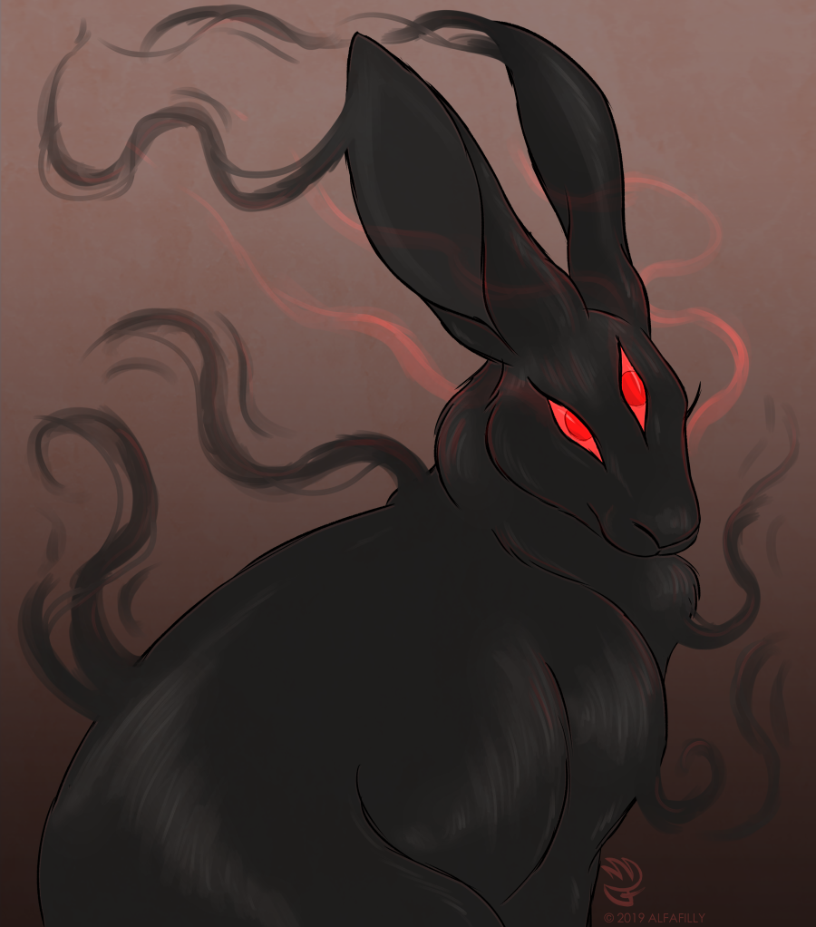 The Black Rabbit by AlfaFilly on DeviantArt