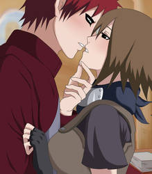 Gaamatsu Kiss- Gaara Matsuri hidden kiss